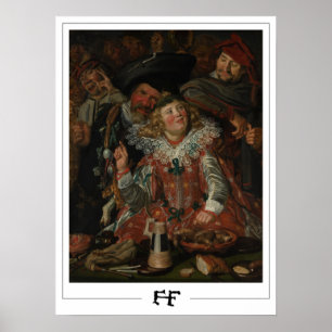 Poster Frans Hals Zedign Cartaz de Arte #147