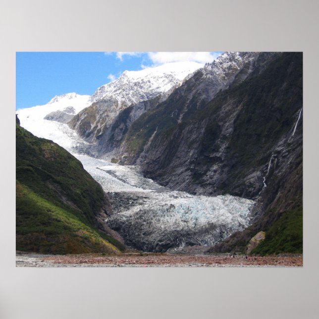 Póster Franz Josef Glacier, Nova Zelândia (Frente)