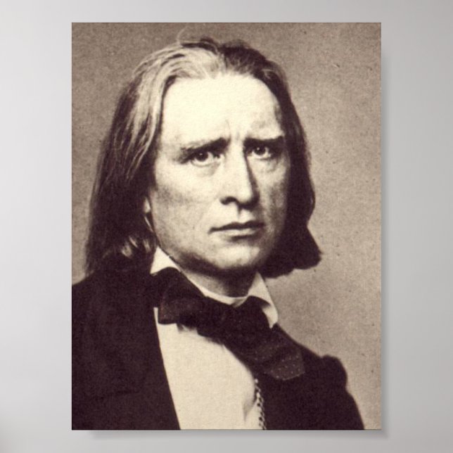 Poster Franz Liszt (Frente)