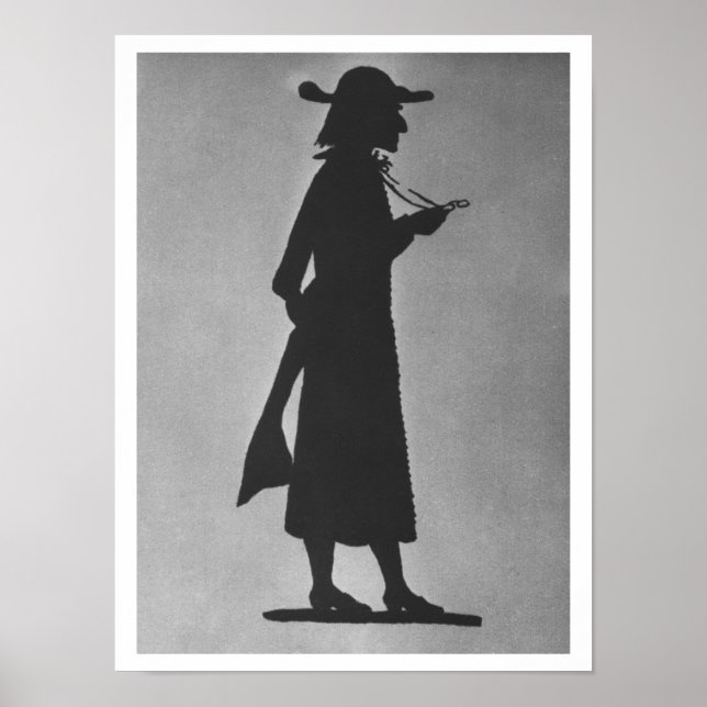 Poster Franz Liszt (1811-86) em abade (foto b/w) (Frente)