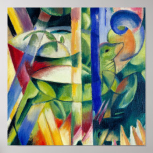Poster Franz Marc Faminting Little Mountain Goats