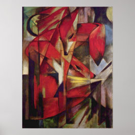 Poster Franz Marc - Raposas