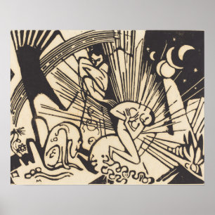 Póster Franz Marc   Reconciliation Versoehnung