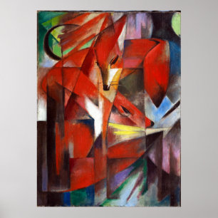 Poster Franz Marc The Foxes