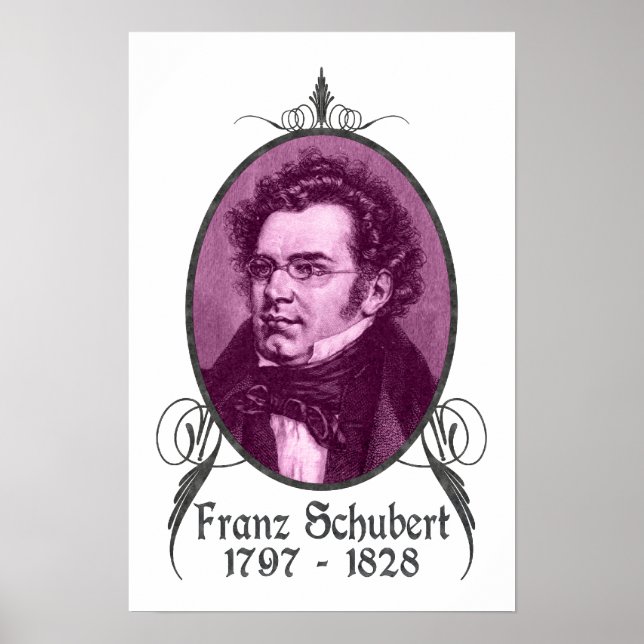 Poster Franz Schubert (Frente)