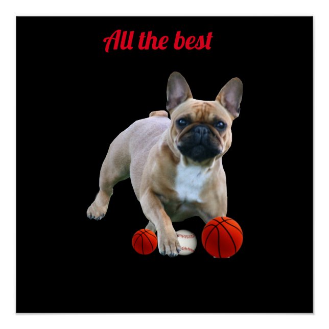 Póster Französische Bulldogge Poster (Frente)