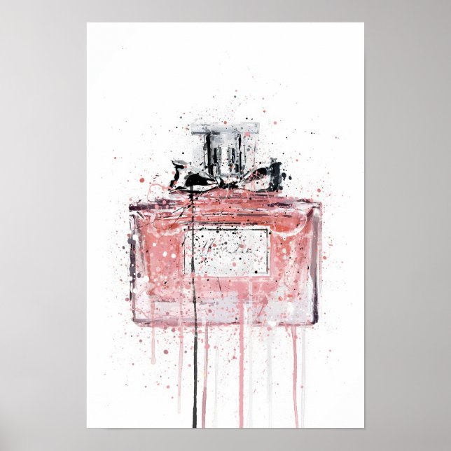 Poster Frasco de Fragrância de Presente de Natal 'Candy F (Frente)