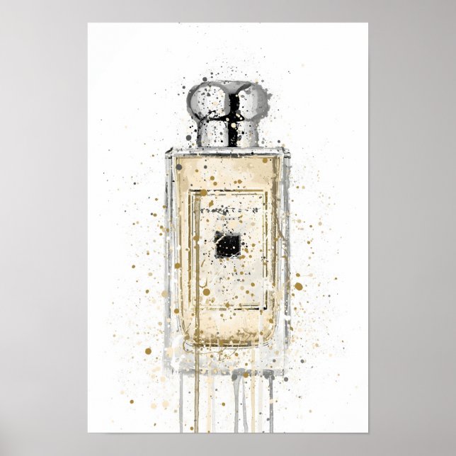 Poster Frasco de Fragrância de Presente de Natal 'Pale Go (Frente)