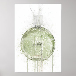 Poster Frasco de Fragrância de Presente de Natal 'Spring