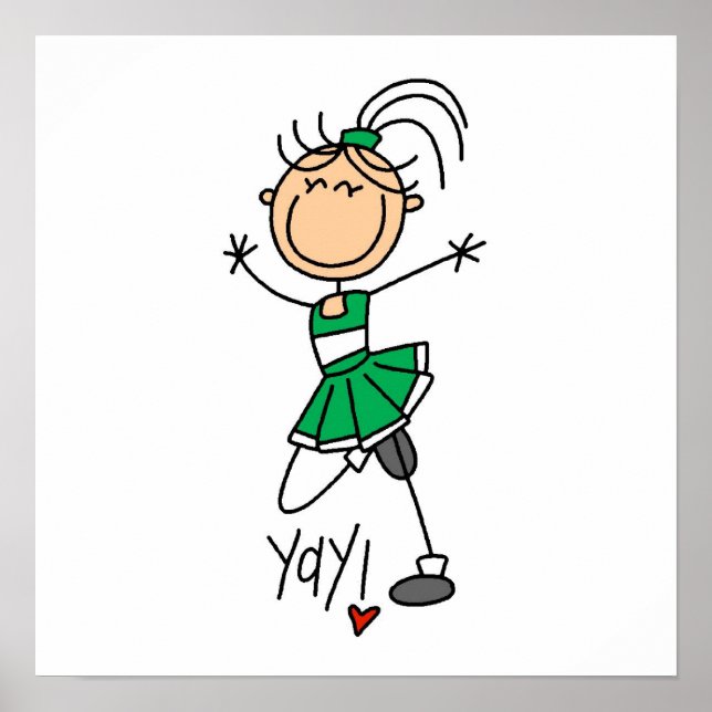 Poster Frascos verdes e Cheerleaderes (Frente)