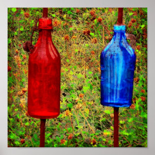 Poster Frascos Vintage