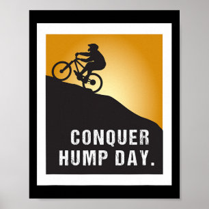Poster Frase Motivacional Inspiradora de Ciclismo de Mont