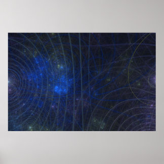 Póster fratura do mapa azul