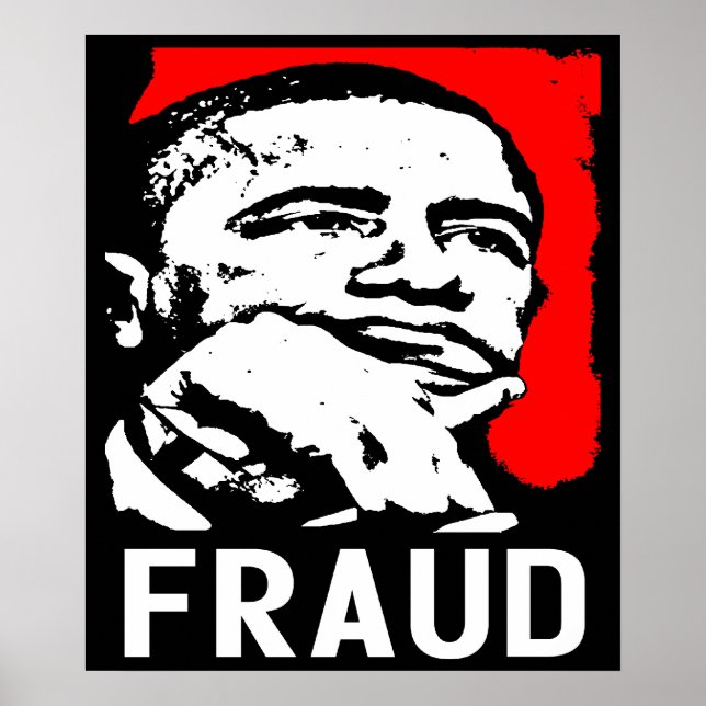Póster Fraude: Barack Obama! (Frente)