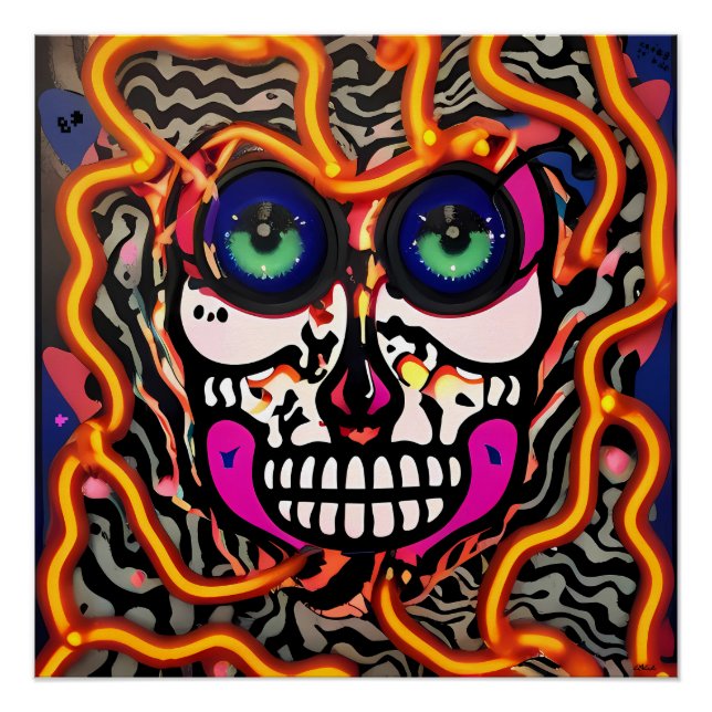 Póster Frayed, Fritado e Morto Fresco (Frente)