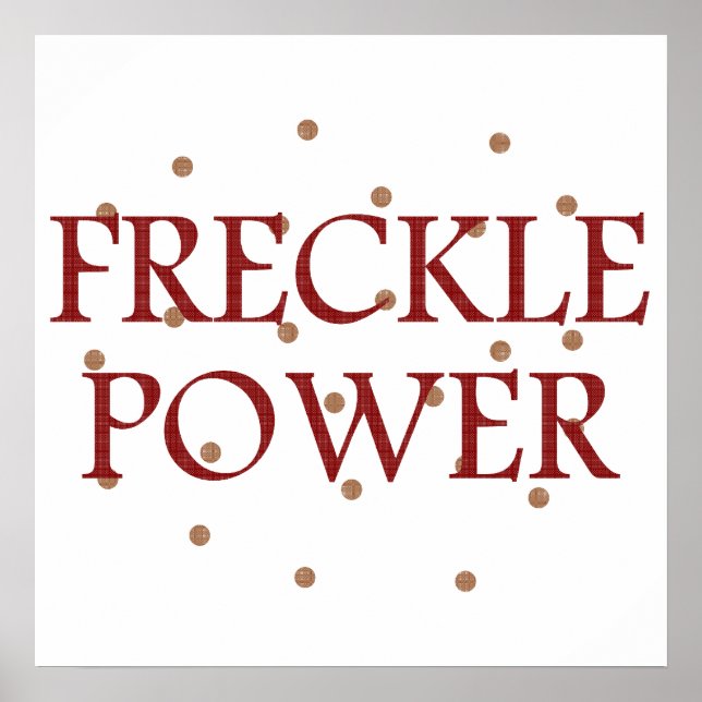 Poster Freckle Power (Frente)