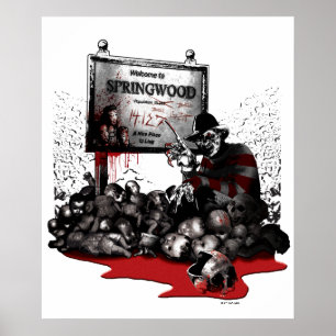 Poster Freddy vs Jason   Bem-vindo a Springwood