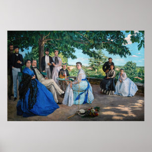 Poster Frederic Bazille - A Reunião Familiar