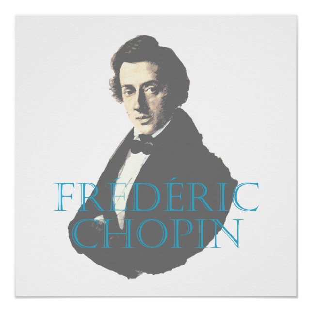 Póster Frédéric Chopin (Frente)