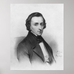 Póster Frederic Chopin, após Ary Scheffer