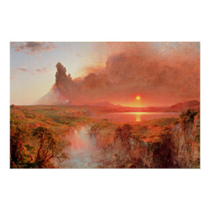 Póster Frederic Church, Cotopaxi (Equador), belas artes,