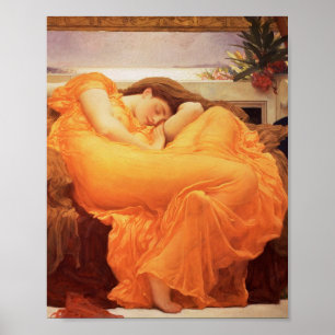 Poster Frederic Leighton - Junho Flaming