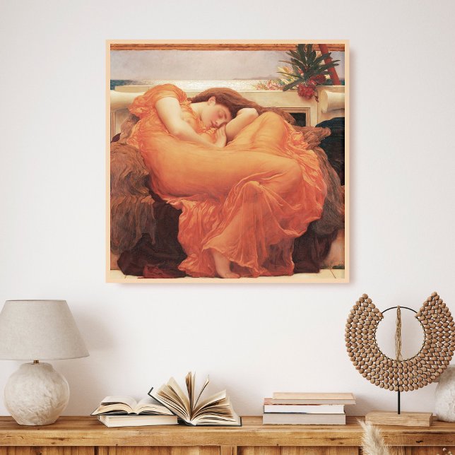 Poster Frederic Lord Leighton Flaming June Square Art (Criador carregado)