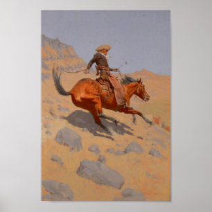 Poster Frederic Remington - O Cowboy