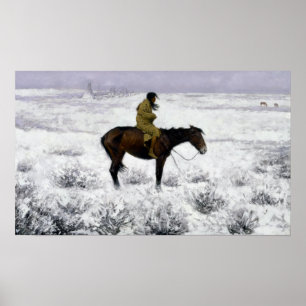Poster Frederic Remington O Herd Boy