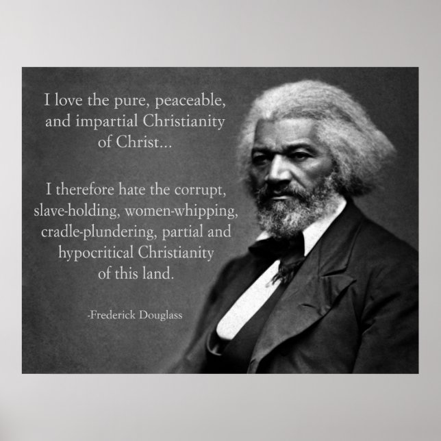 Poster Frederick Douglass Christianity (Frente)