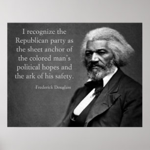 Póster Frederick Douglass Republican