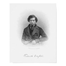 Frederick Douglass - Retrato Gravado