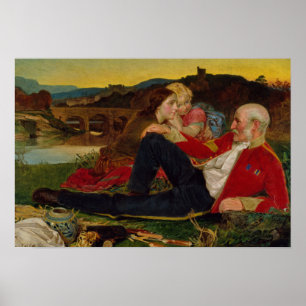 Poster Frederick Sandys - outono