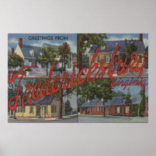 Poster Fredericksburg, Virgínia - grandes cenas da letra