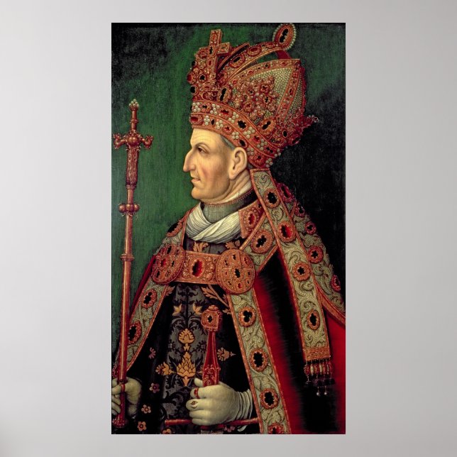 Poster Frederico III da Alemanha Santo Imperador Romano (Frente)