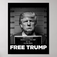 Free Donald Trump Mugshot