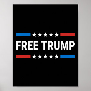 Poster Free Donald Trump Republican Support Pro Trump Ame