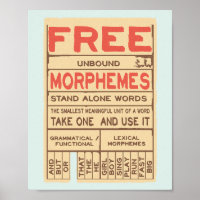 Free Morphemes Engraçado Grammar Língua Inglesa