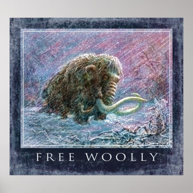 Póster Free Wooly Mammoth (Frente)