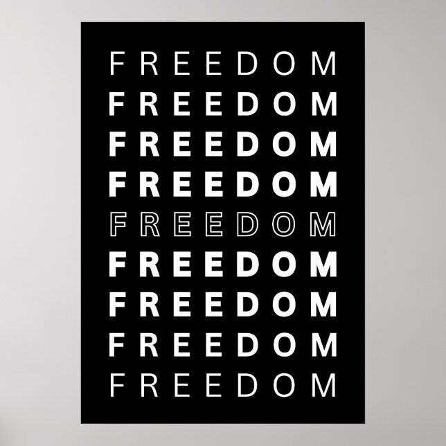 Poster FREEDOM. Inspiration (Frente)