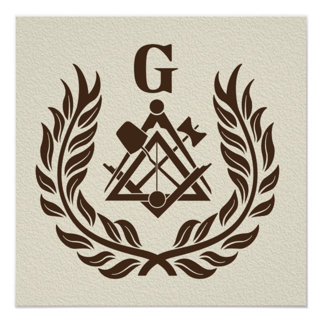 Póster Freemasonry symbol (Frente)