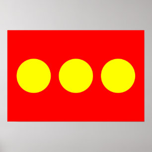 Póster Freetown Christiania Flag