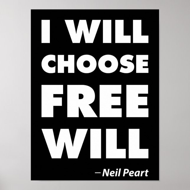 Poster Freewill (Frente)