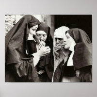 Freiás Fumando Fotografia Vintage 11x8.5in