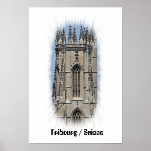 Poster Freiburg, Fribourg poster/