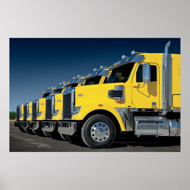 Póster Freightliners de Coronado Amarelo (Frente)
