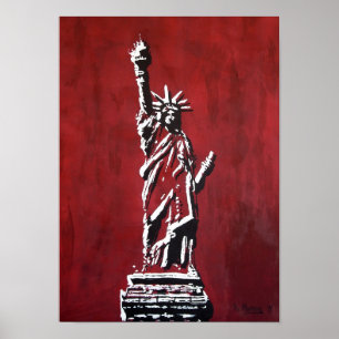 Poster Freiheitsstatue – Libertas