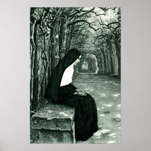 Póster freira solitário