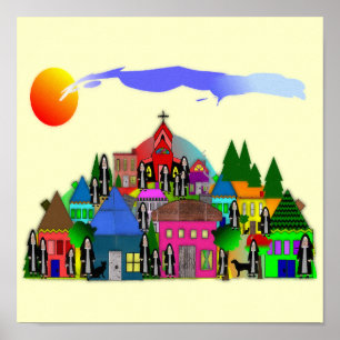 Póster "freiras da vila" Ofertas de Arte Católicas