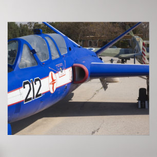 Poster French Built Fouga Magister trainer